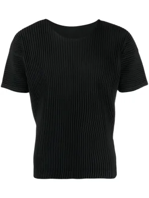 AW23 Drop 2 Pleated Short Sleeve Shirt - Black