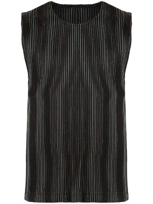 AW23 Pleated Vest - Brown