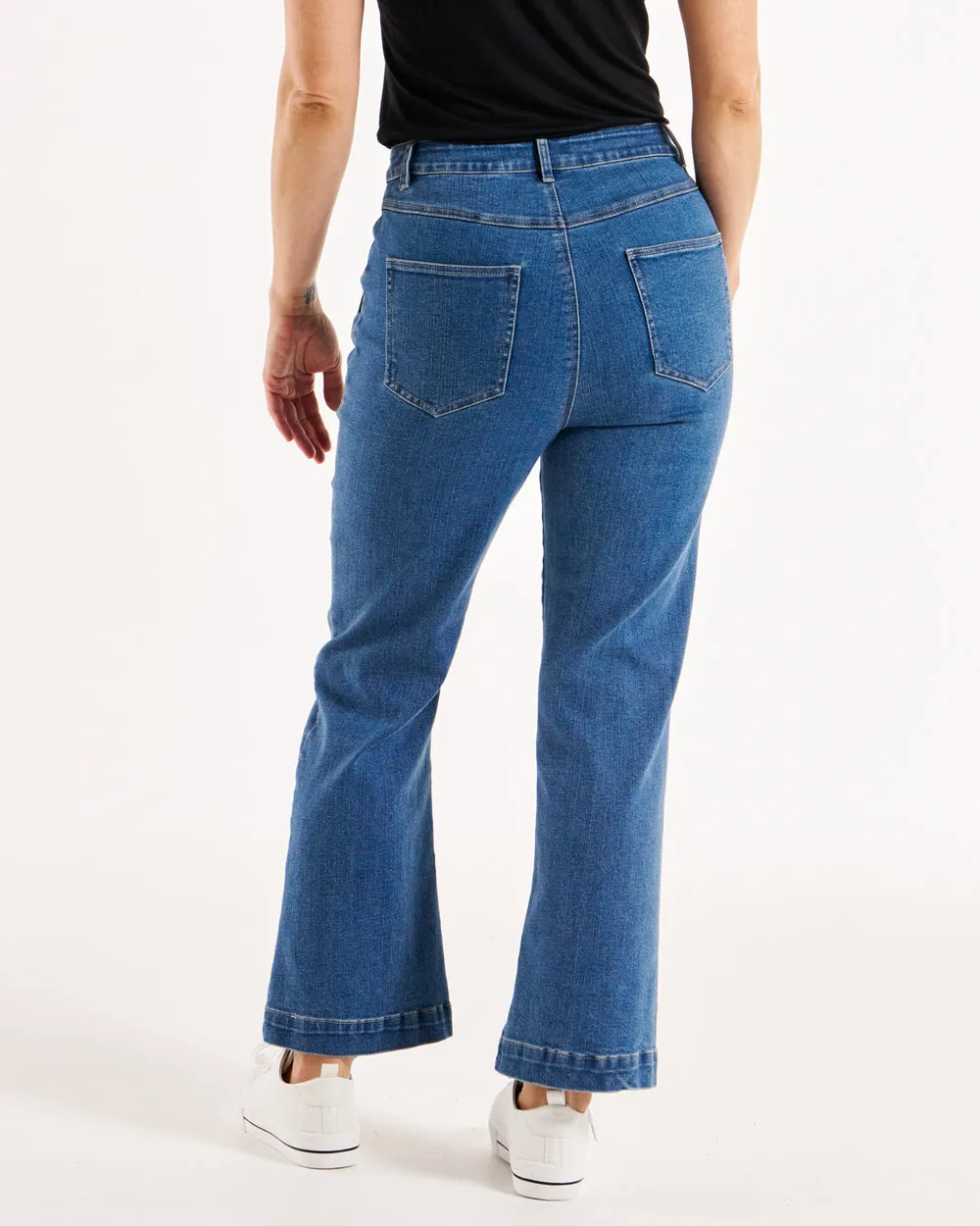 Betty Basics Bryce Bootleg Jean Vintage Blue