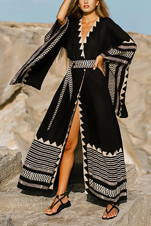 Bleachbohemian Wrap Kimono Robe