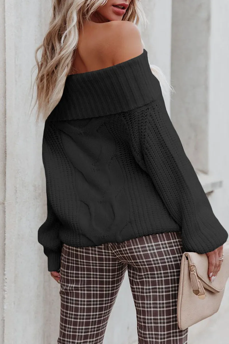 Casual Solid Off the Shoulder Tops