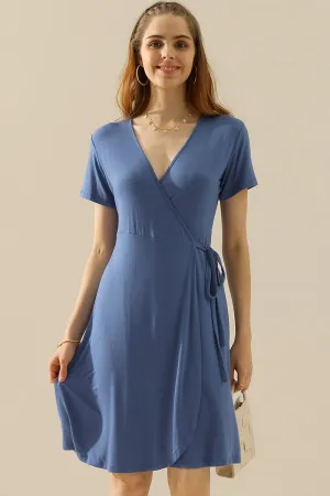 Casual Wrap Dress