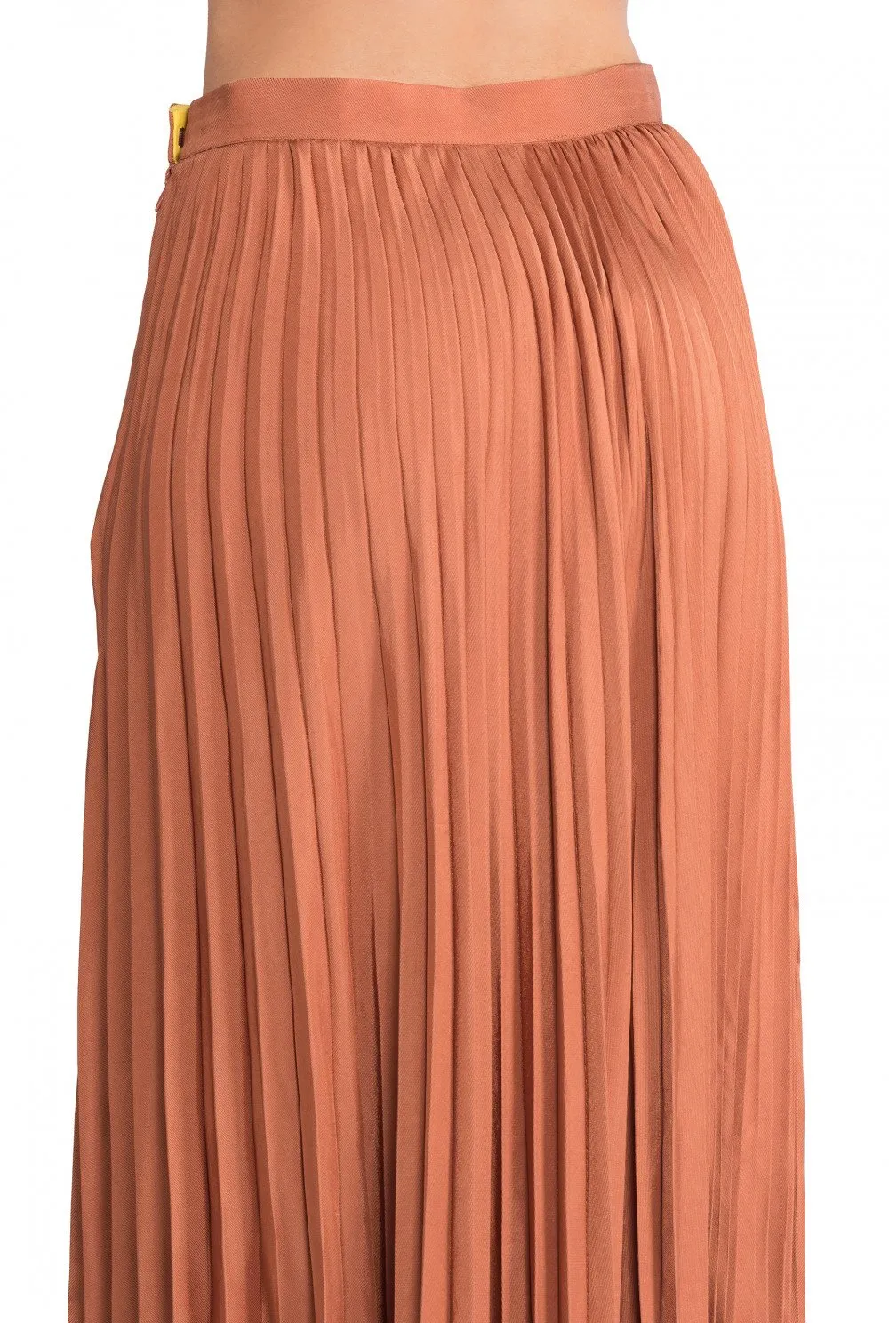 Cinnamon Pleats Skirt