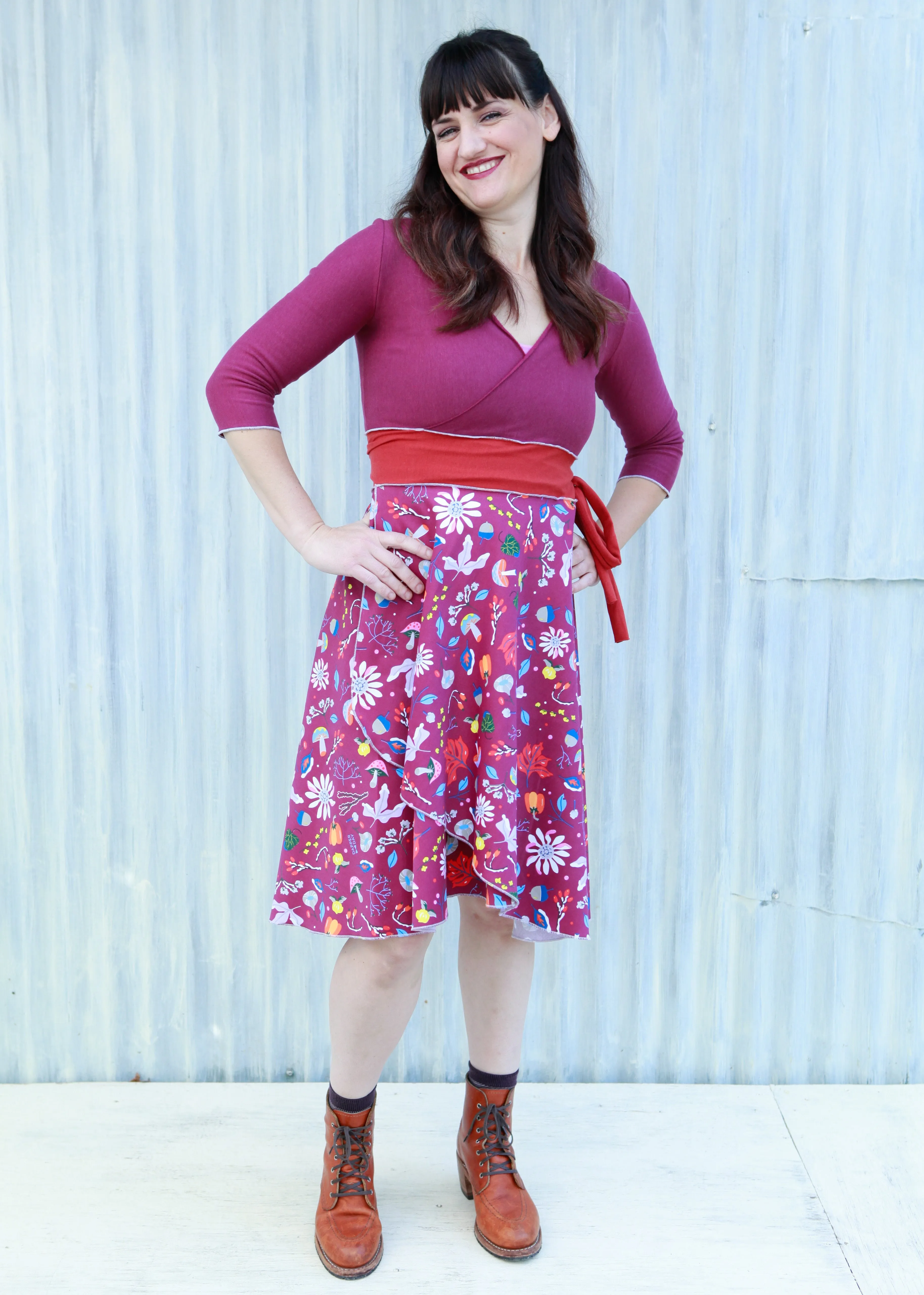 Dapper Day Wrap Dress