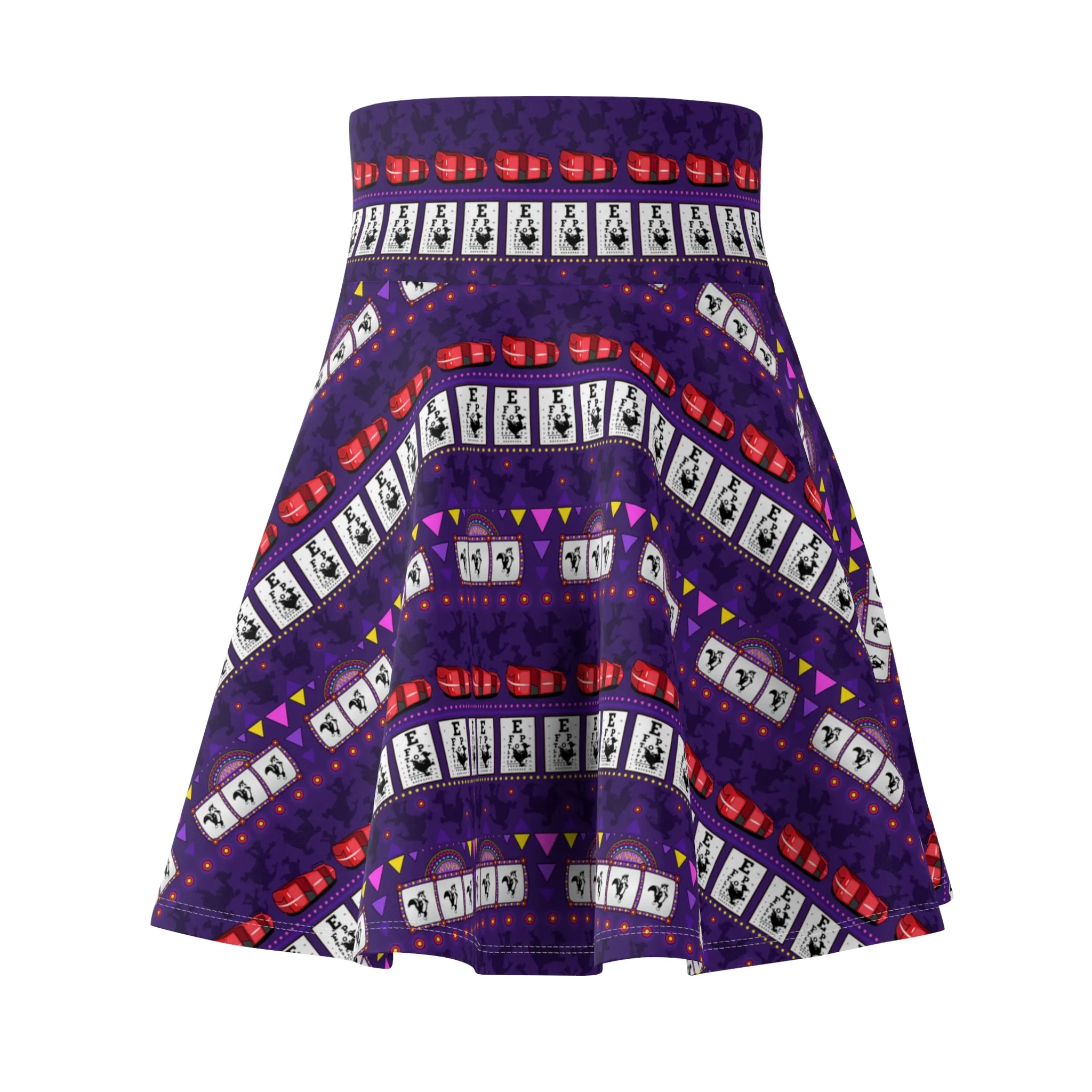 Disney Epcot Figment Imagination Line Women's Skater Skirt