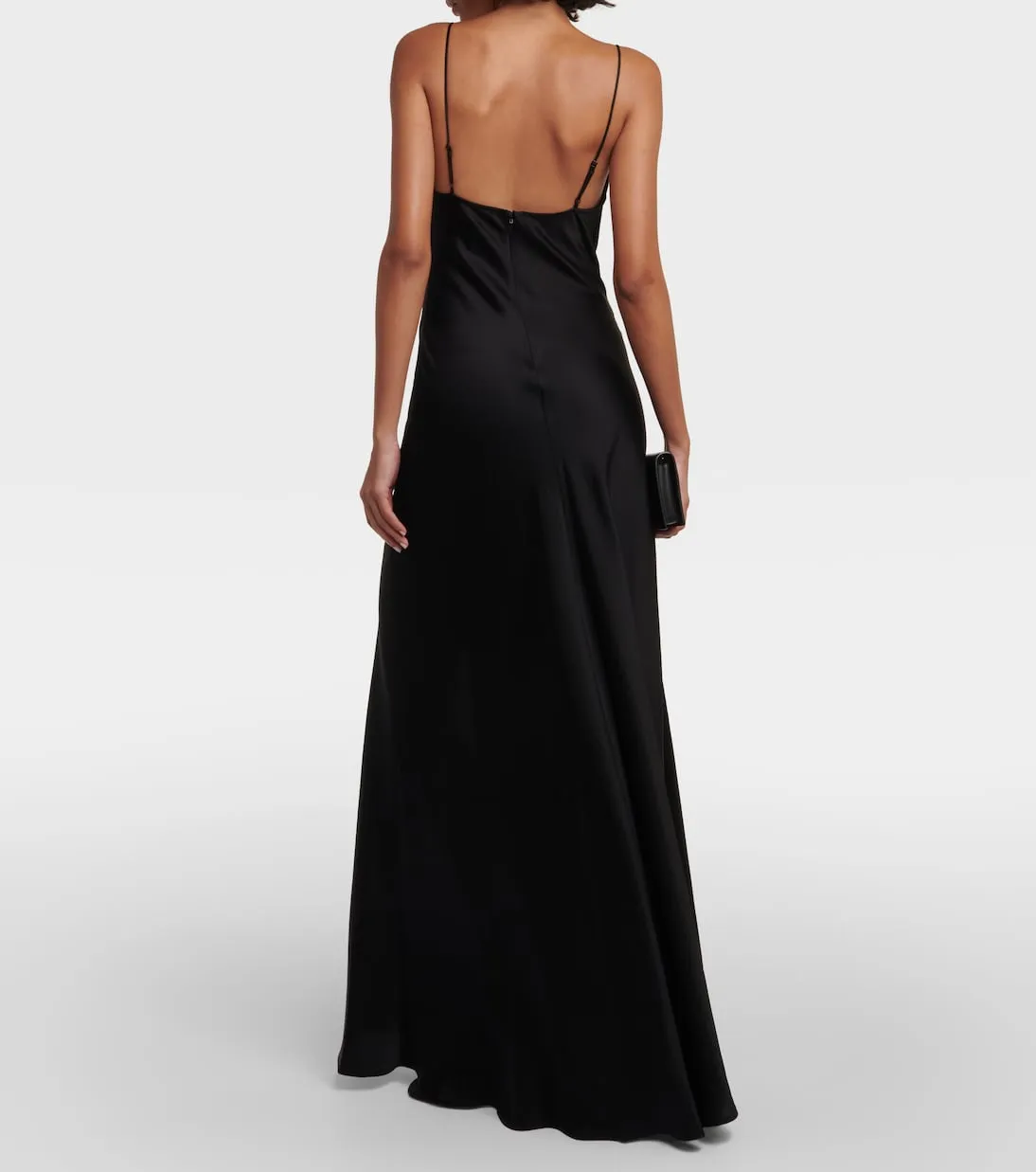 Finley Simkhai satin dress, black