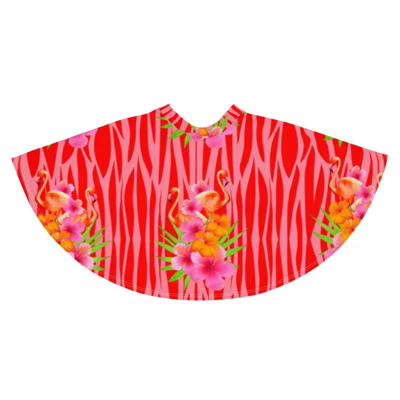 FLAMINGO ISLAND SKATER SKIRT