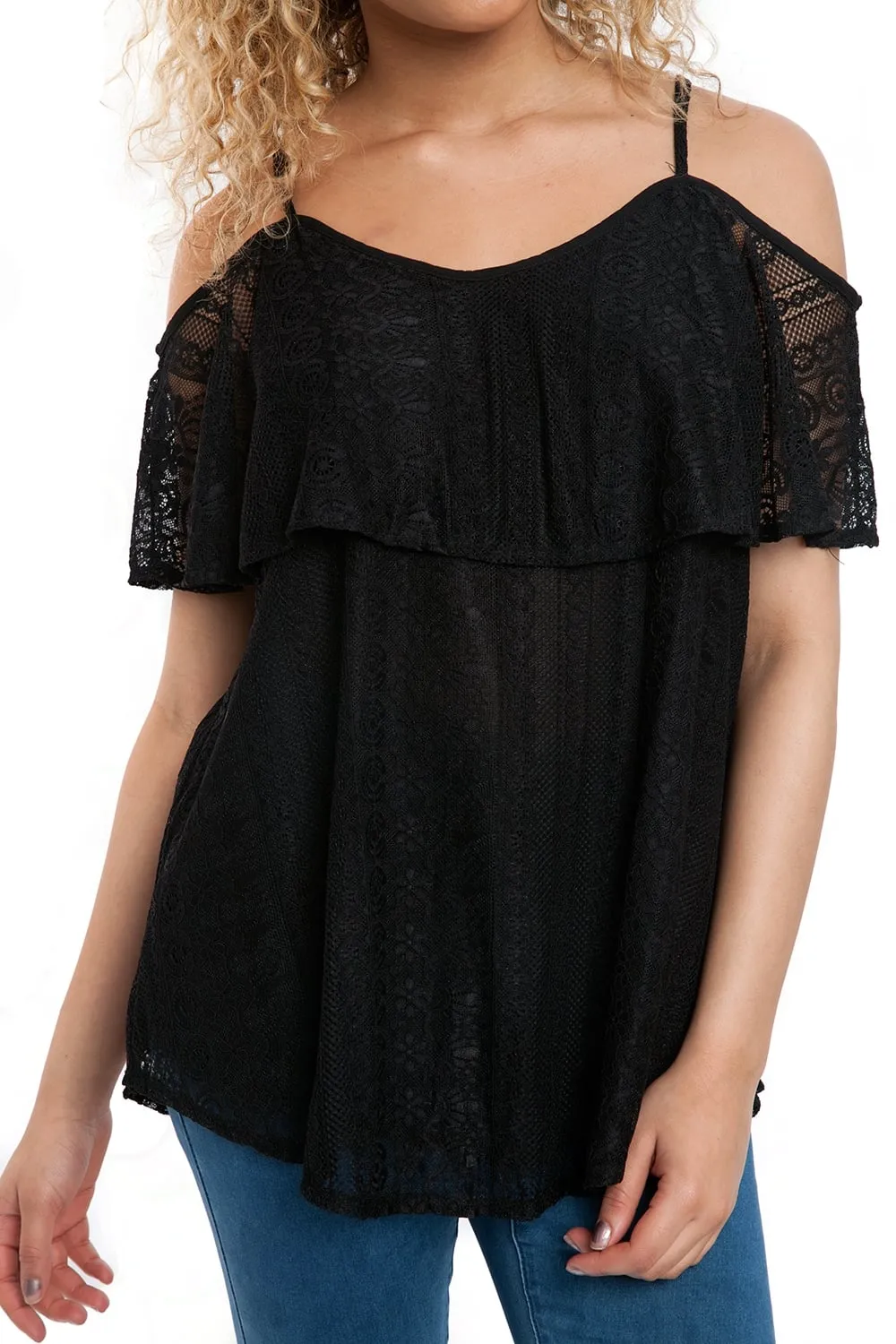 Floaty Ruffle Strappy Top