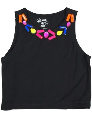 Flowers by Zoe - Girls' Sleeveless Cropped Top - 5 Styles