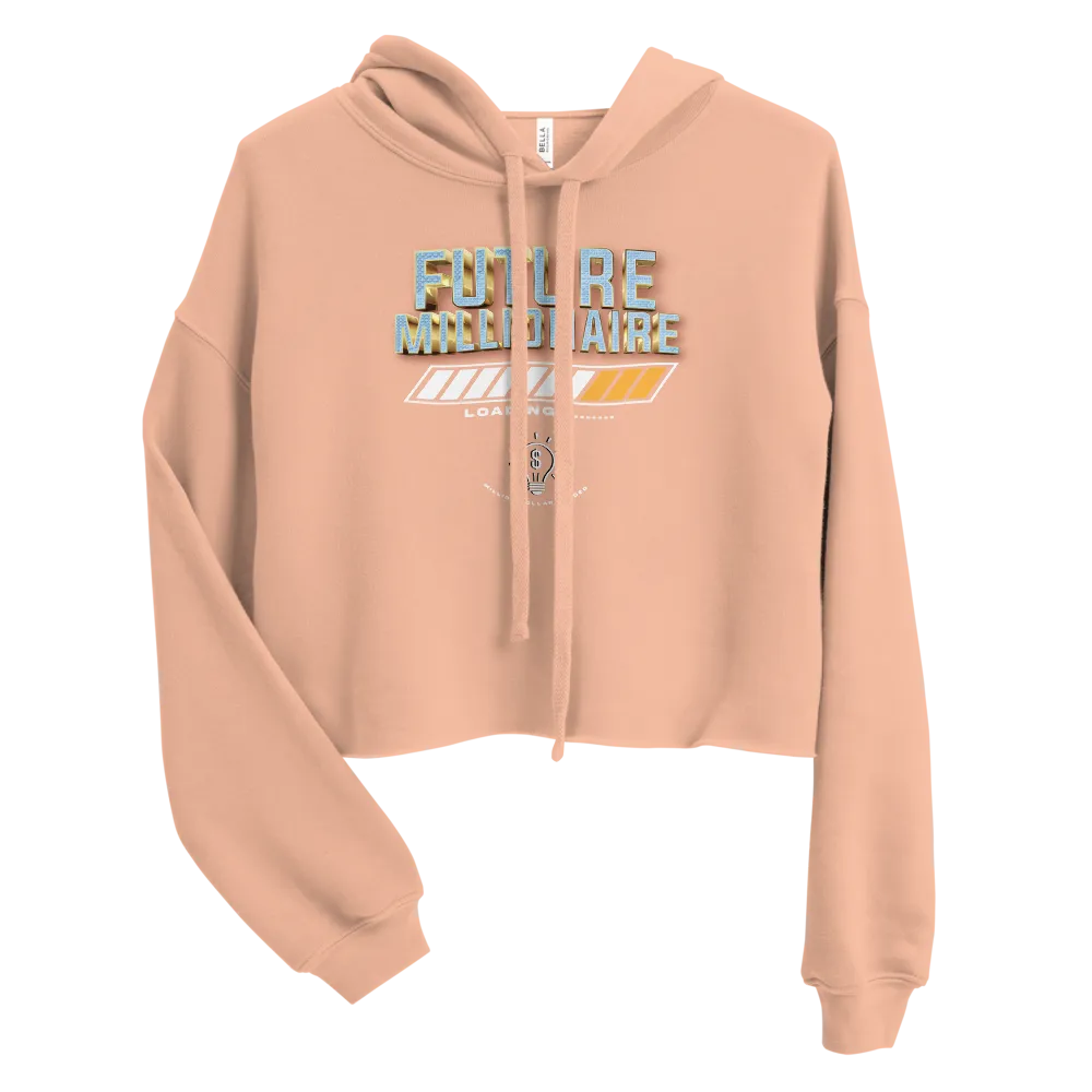 Future Millionaire Crop Hoodie