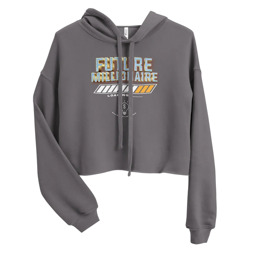 Future Millionaire Crop Hoodie