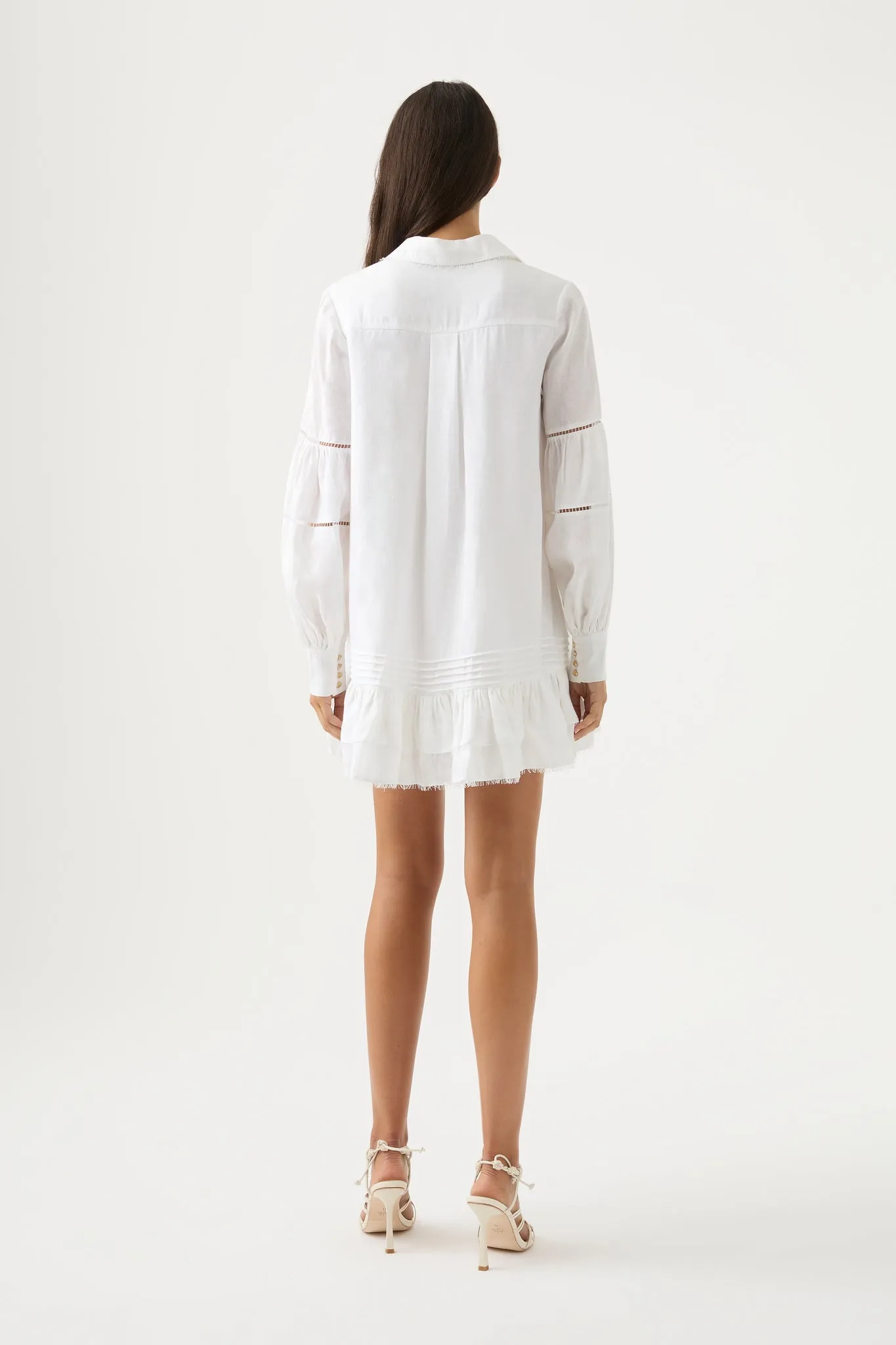 Lotus Shirt Mini Dress