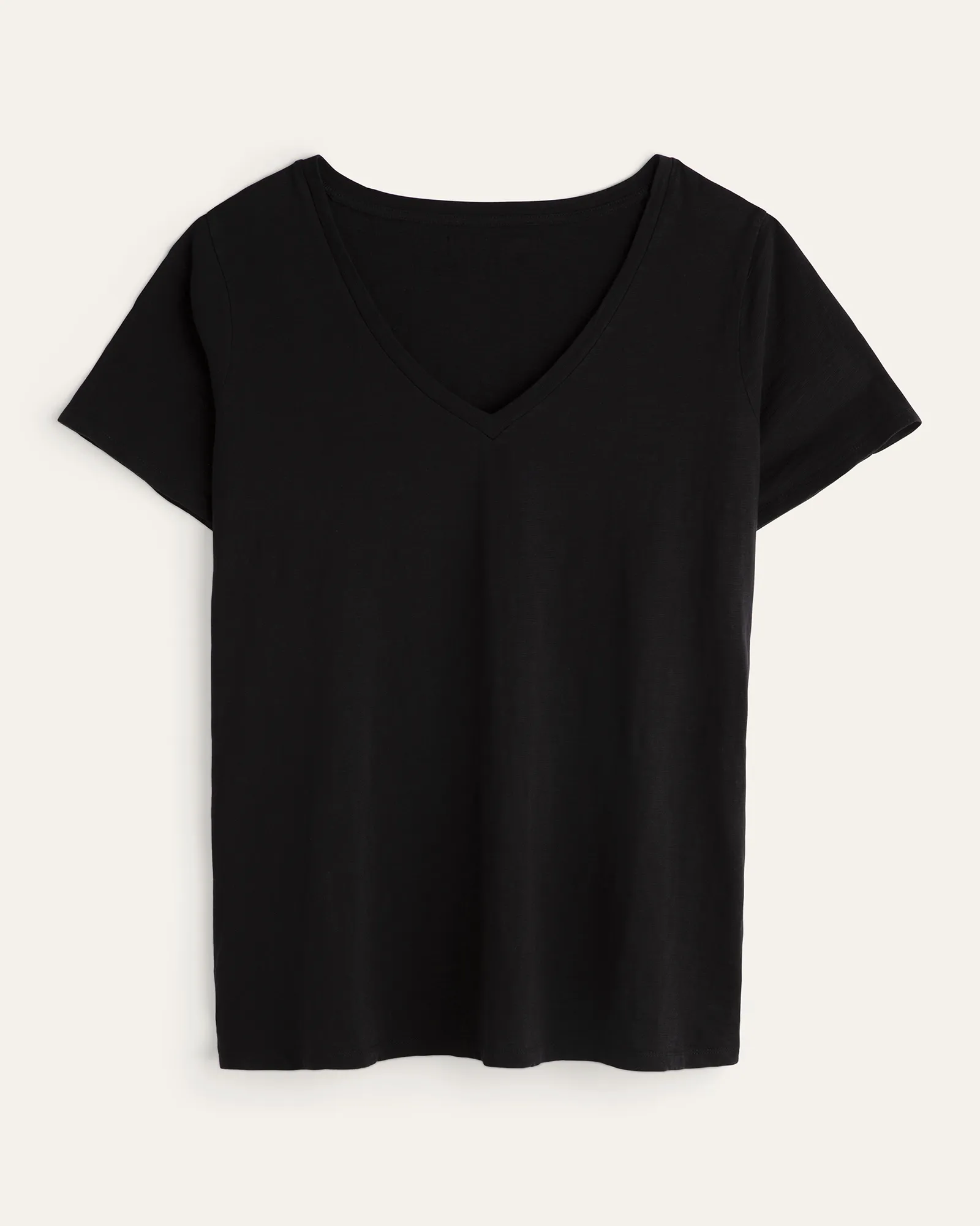 Michelle Soft Cotton Tee | Black