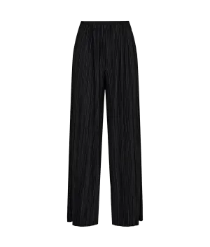 Nucassy Plisse Trouser - Black