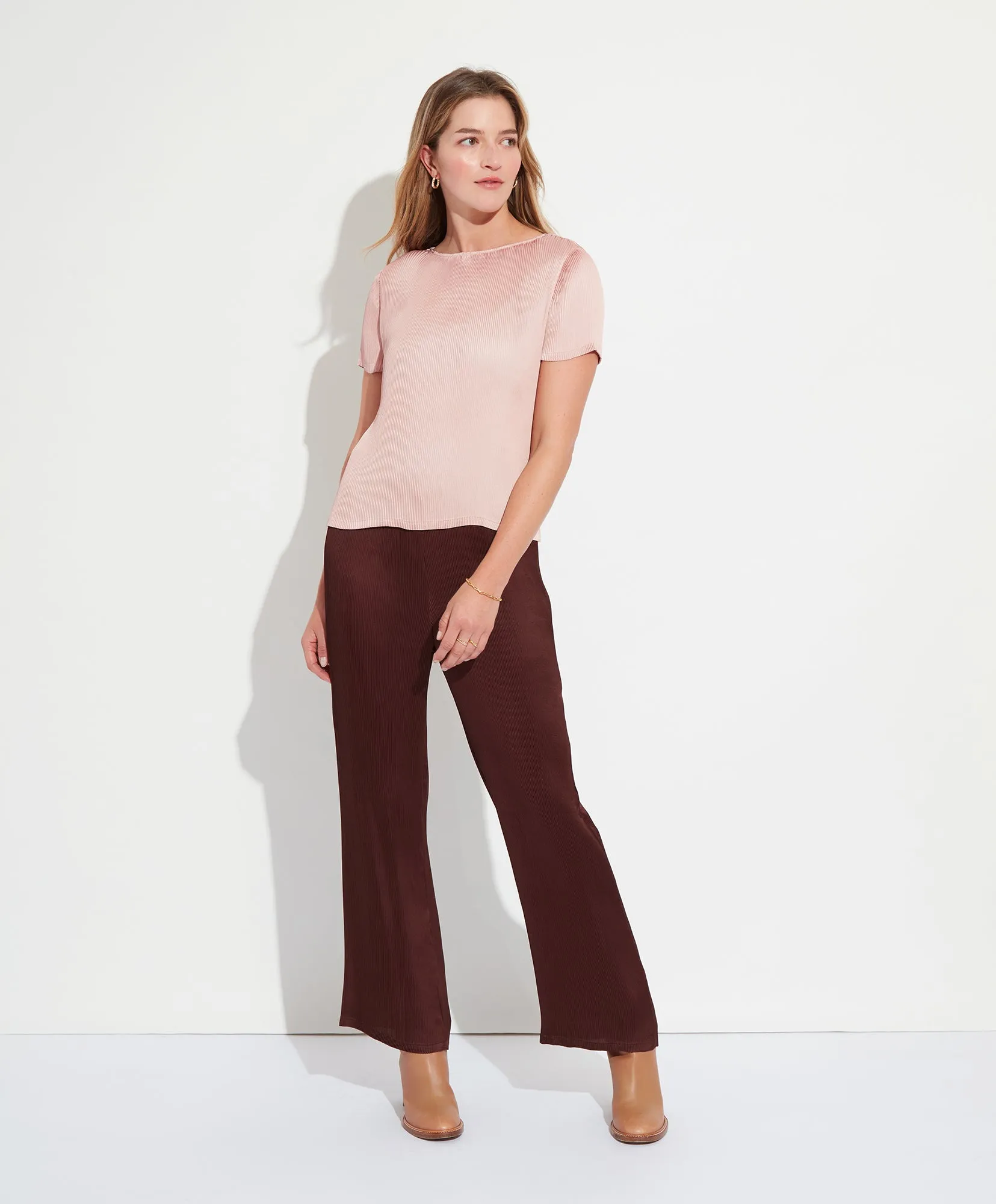 Plisse Pant