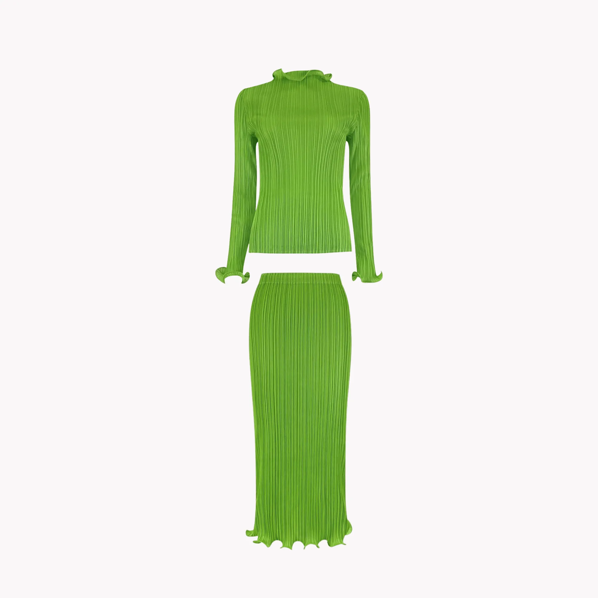 Pre Order:  Green Pleated Pencil Set