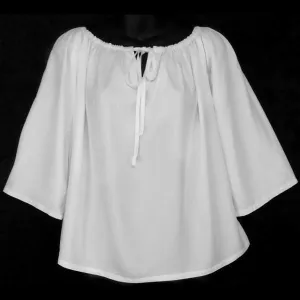 Premium White Peasant Top