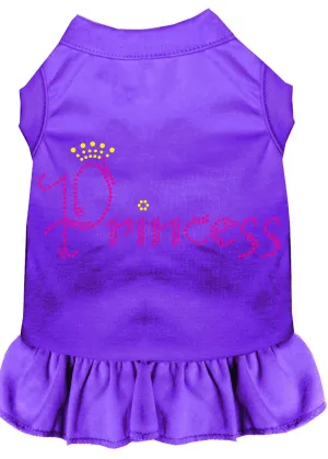 Princess Rhinestone Dress Purple 4x (22)