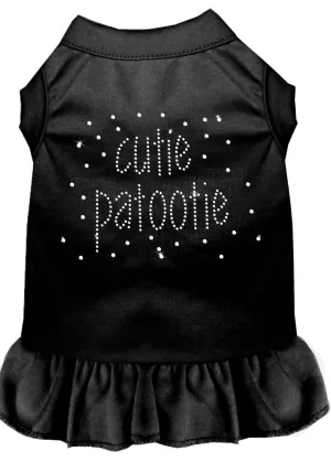 Rhinestone Cutie Patootie Dress Black 4x (22)