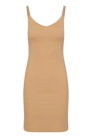 The Asiv Slip Dress - Beige