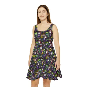 Villain Tea Cups Women's Skater Dress