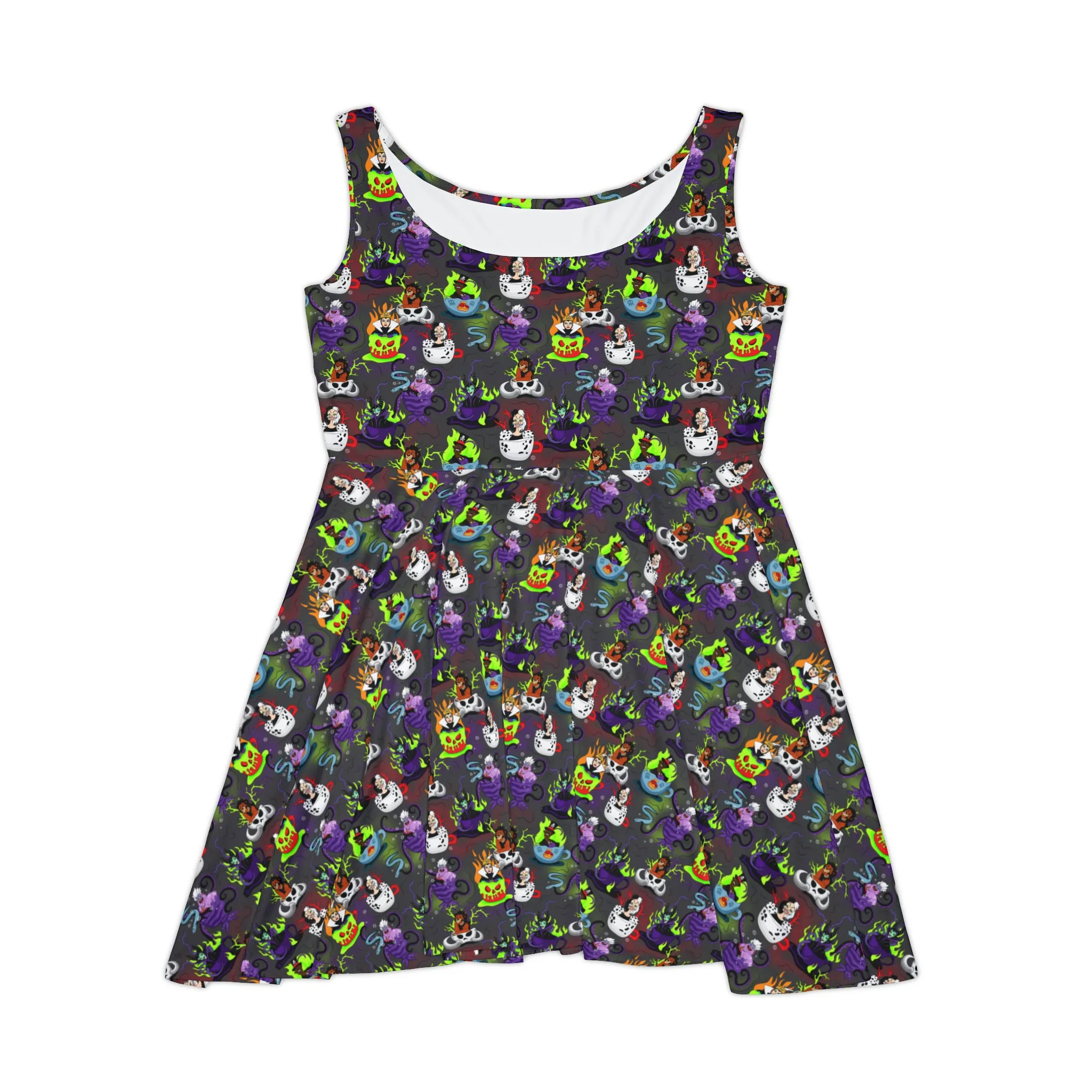 Villain Tea Cups Women's Skater Dress