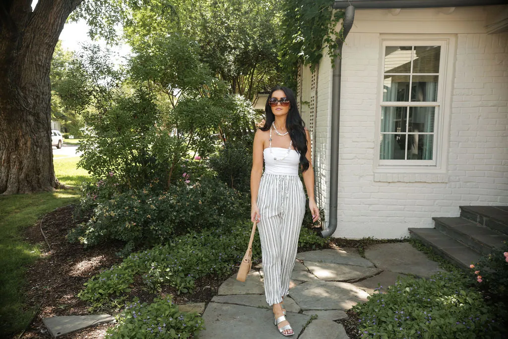 White Tube Top Bodysuit